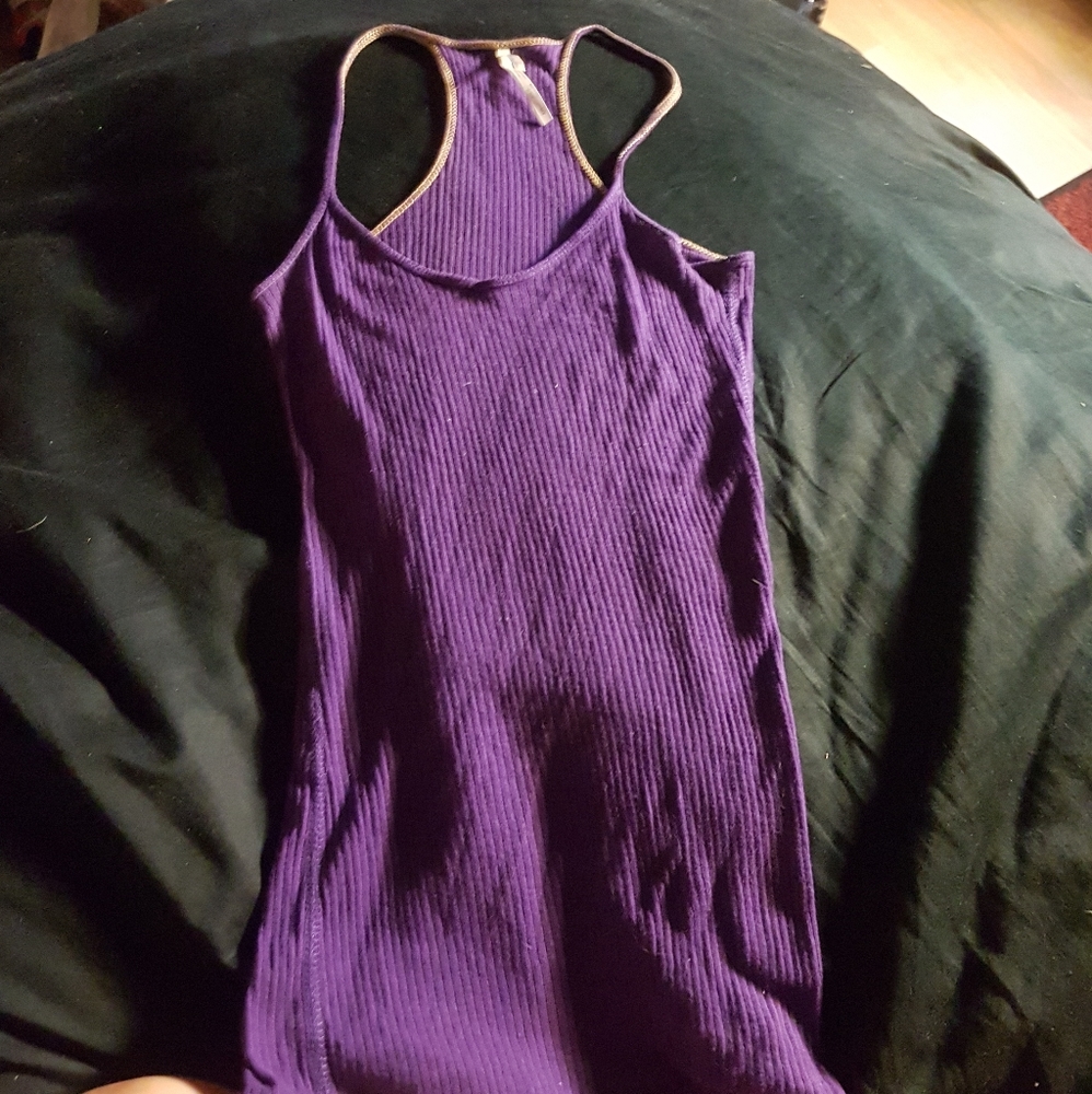 active basic spaghetti strap tank sz S